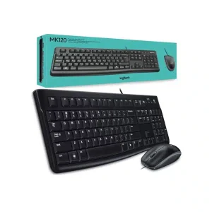 Logitech MK120 corded Keyboard and Mouse Combo