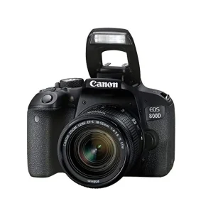 Canon EOS 800D DSLR with 18-55 mm lens