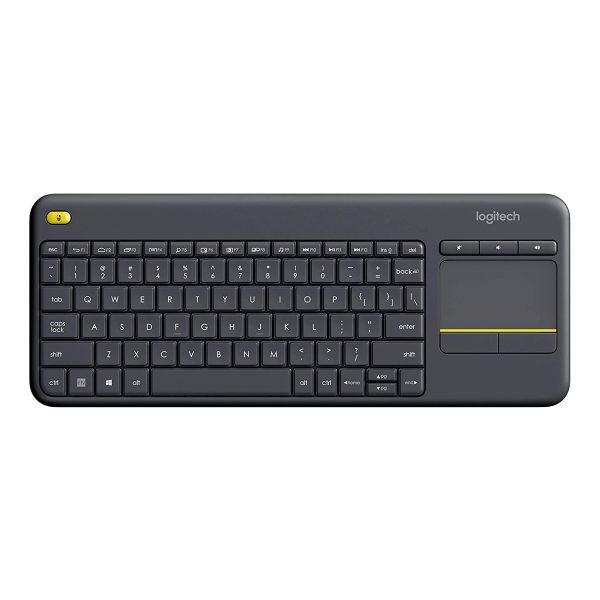 Logitech K400 Plus Wireless Keyboard with Touchpad - Black