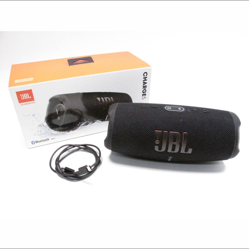 JBL Charge 5 Bluetooth Speaker – Black