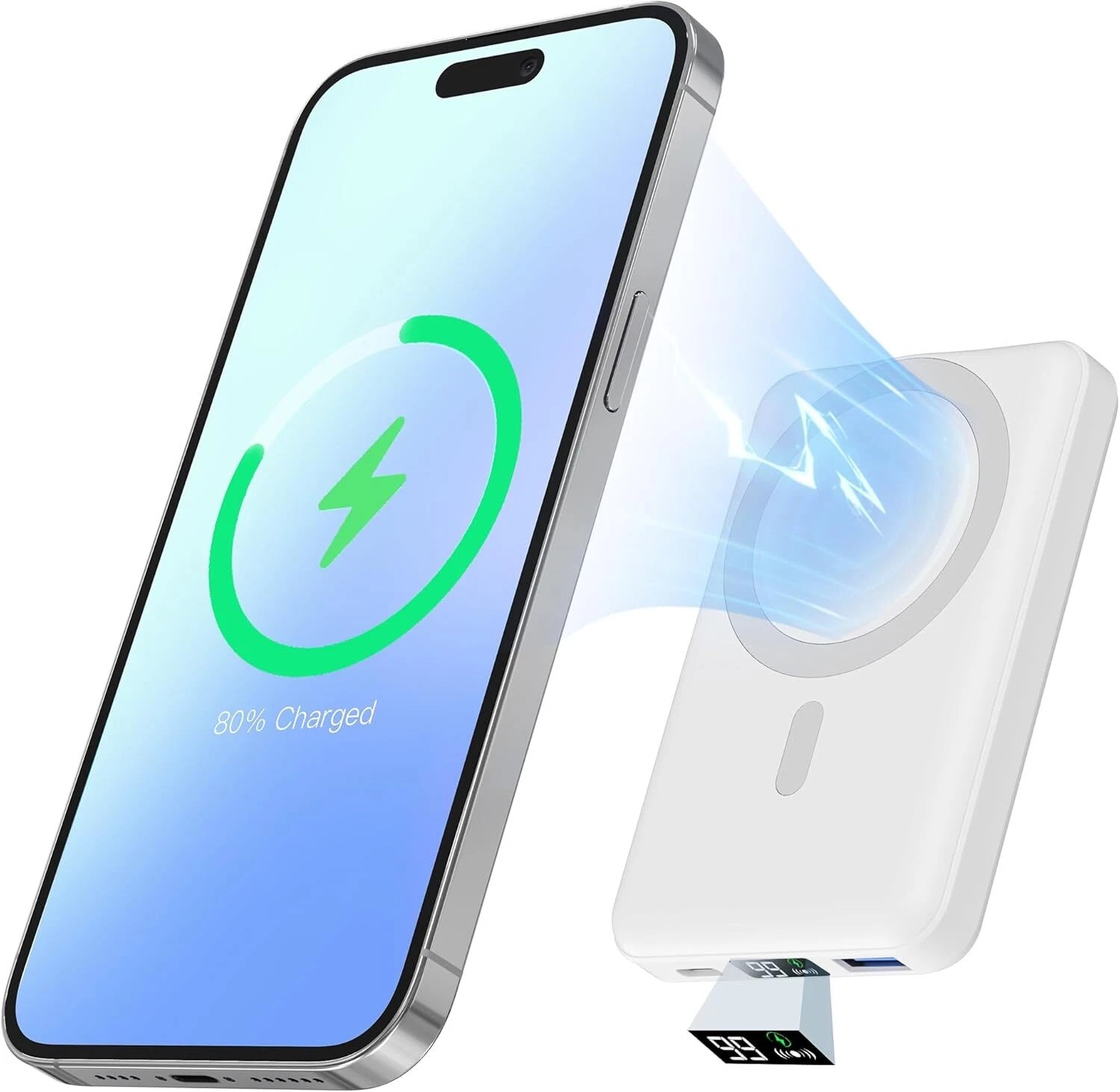 Ugreen MagFlow 10000mAh magnetic wireless power bank